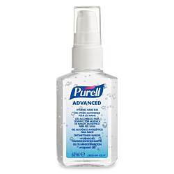 PURELL® Advanced Hygienic Hand Rub, 60mL Portable Pump Bottle